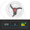 Ventilador de Parede Good 9526 02 1