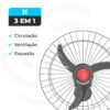 Ventilador de Parede Good 9526 08 1