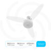 Ventiladores Ponente Cristal 06 2