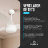 Ventilador de Teto Zonda Inverter 12 Ventiladores Ponente Zonda 03 1