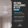 Pás para Ventiladores de Teto FastGale 9 Pas para Ventiladores de Teto FastGale PASFASTGALE 03