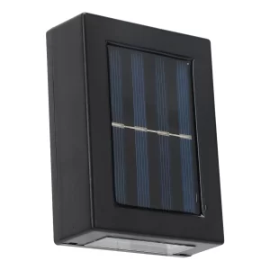 Arandela Solar Slim 2 Focos com Sensor Ponente