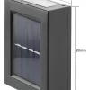 Arandela Solar Slim 2 Focos com Sensor Ponente 8 86914