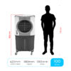 Climatizador Evaporativo de 100 Litros Turbo100 Turbo100 06