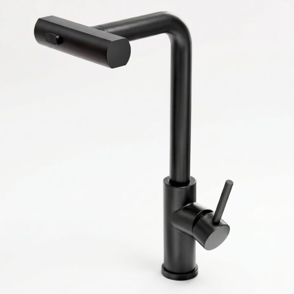 Torneira Gourmet Monocomando com Filtro Embutido 3 Modos YS-C9 Preto Fosco 1 YS C9 2 1