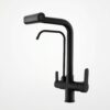 Torneira Gourmet Monocomando com Filtro e Ducha Extensível 360 YS-J9 Preto Fosco 2 YS J9 2 1