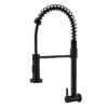 Torneira Gourmet Monocomando Flexível Silicone com Ducha YS-K6 Preto Fosco 9 YS K6 2 1