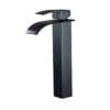 Torneira Cascata Monocomando Banheiro Bica Alta 29cm YS-KP1 Preto Fosco 2 YS KP1 2 1