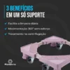 Suporte para Máquina de Lavar Ajustável Ponente 8 Suporte para Maquina de Lavar SMLR5975 05