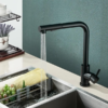 Torneira Gourmet Monocomando 47cm Flexível com Ducha Spray YS-C2 Preto Fosco 17 ys c2 2 3 600x600