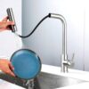 Torneira Gourmet Monocomando com Filtro Embutido 3 Modos YS-C9 Inox Escovado 16 ys c9 1 3 300x300