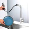 Torneira Gourmet Monocomando com Filtro Embutido 3 Modos YS-C9 Inox Escovado 20 ys c9 1 3 768x768
