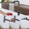 Torneira Gourmet Monocomando com Filtro Embutido 3 Modos YS-C9 Preto Fosco 8 ys c9 2 2 600x600