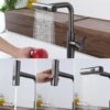 Torneira Gourmet Monocomando com Filtro Embutido 3 Modos YS-C9 Preto Fosco 10 ys c9 2 2 768x768