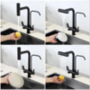 Torneira Gourmet Monocomando com Filtro e Ducha Extensível 360 YS-J9 Preto Fosco 14 ys j9 2 3 150x150