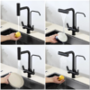Torneira Gourmet Monocomando com Filtro e Ducha Extensível 360 YS-J9 Preto Fosco 17 ys j9 2 3 600x600