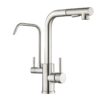 Torneira Gourmet com Filtro 3 em 1 Extensível YS-J9A Inox Escovado
