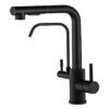 Torneira Gourmet com Filtro 3 em 1 Extensível YS-J9A Preto Fosco