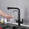 Torneira Gourmet com Filtro 3 em 1 Extensível YS-J9A Preto Fosco 13 ys j9a 2 2 1024x1024