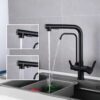 Torneira Gourmet com Filtro 3 em 1 Extensível YS-J9A Preto Fosco 25 ys j9a 2 3 300x300