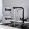 Torneira Gourmet com Filtro 3 em 1 Extensível YS-J9A Preto Fosco 29 ys j9a 2 3 768x768