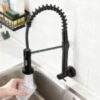 Torneira Gourmet Monocomando Flexível Silicone com Ducha YS-K6 Preto Fosco 3 ys k6 2 1 150x150