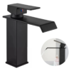 Torneira Cascata Monocomando Banheiro Luxo YS-KP0A Preto Fosco 20 ys kp0a 2 2