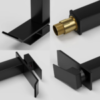 Torneira Cascata Monocomando Banheiro Luxo YS-KP0A Preto Fosco 23 ys kp0a 2 3 150x150