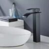 Torneira Cascata Monocomando Banheiro Bica Alta 29cm YS-KP1 Preto Fosco 6 ys kp1 2 2 150x150