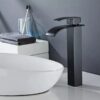 Torneira Cascata Monocomando Banheiro Bica Alta 29cm YS-KP1 Preto Fosco 9 ys kp1 2 2 600x600