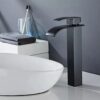 Torneira Cascata Monocomando Banheiro Bica Alta 29cm YS-KP1 Preto Fosco 11 ys kp1 2 2 768x768
