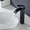 Torneira Cascata Monocomando Banheiro Bica Alta 29cm YS-KP1 Preto Fosco 19 ys kp1 2 3 600x600
