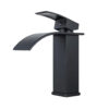 Torneira Cascata Monocomando Banheiro Bica Baixa 18cm YS-KPO Preto Fosco 4 ys kpo 2 2 1024x1024
